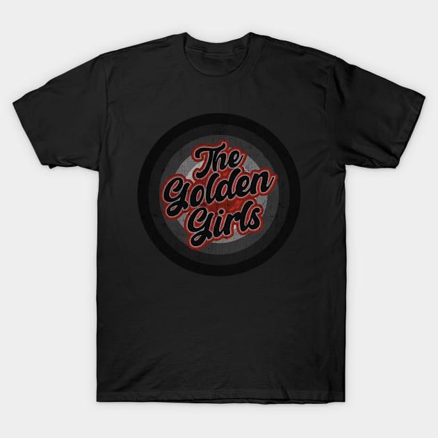 The Golden Girls_ Black Vintage T-Shirt by duterme